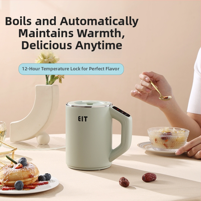 Far Light Elektrický hrnček na zdravý čaj, 800 ml, 300 W, vstavaná vykurovacia platňa, pre 1–2 osoby