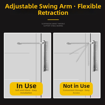 Ajtózáró - rozsdamentes acél, modern stílus, márka Good caster, modell: Door shutter