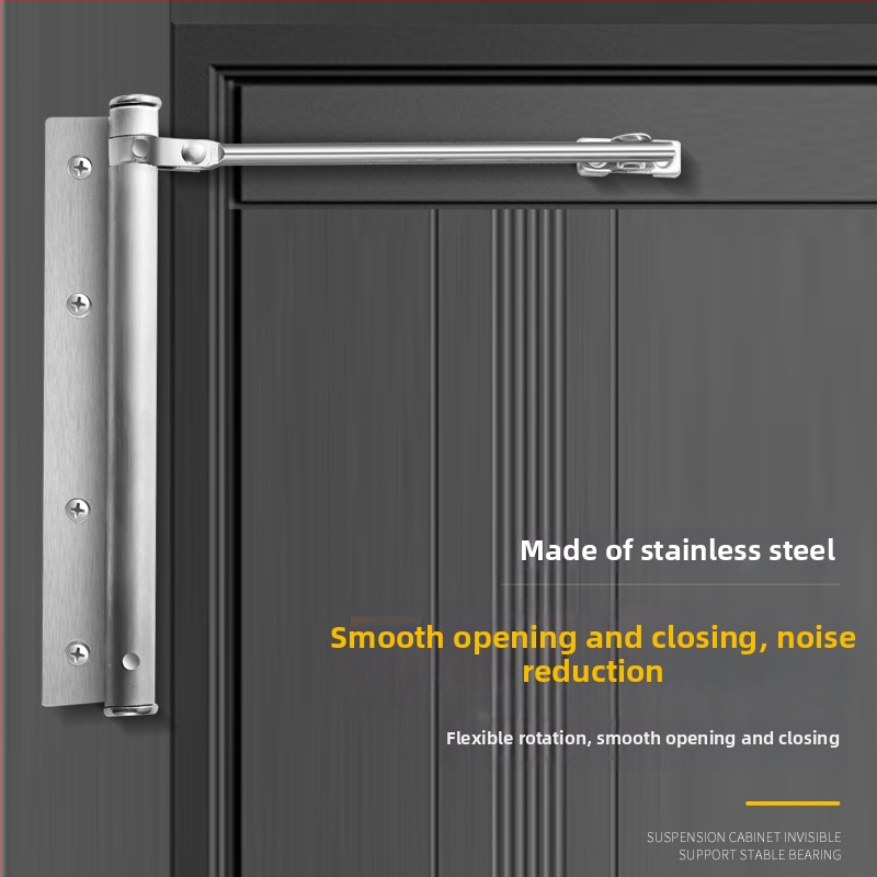 Ajtózáró - rozsdamentes acél, modern stílus, márka Good caster, modell: Door shutter