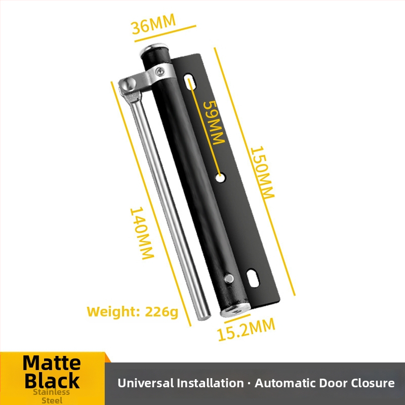 Ajtózáró - rozsdamentes acél, modern stílus, márka Good caster, modell: Door shutter
