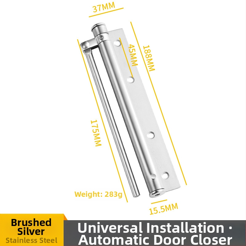 Ajtózáró - rozsdamentes acél, modern stílus, márka Good caster, modell: Door shutter