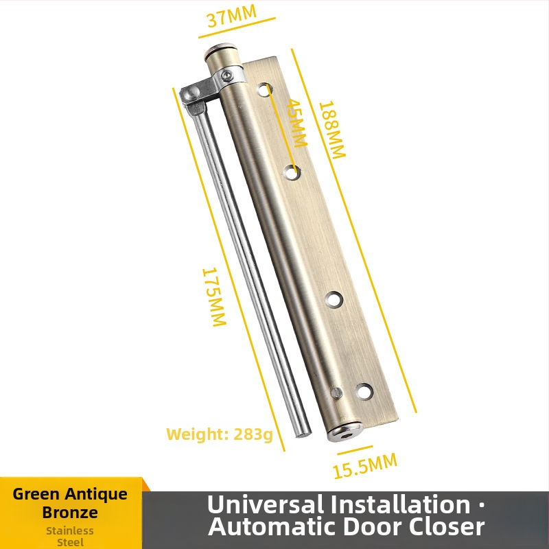 Ajtózáró - rozsdamentes acél, modern stílus, márka Good caster, modell: Door shutter