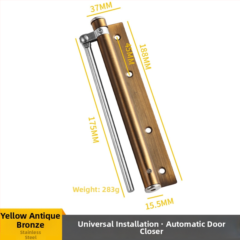 Ajtózáró - rozsdamentes acél, modern stílus, márka Good caster, modell: Door shutter