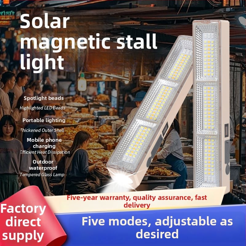 Lumină LED pentru camping, bandă luminoasă portabilă, reîncărcabilă, iluminare de urgență pentru spații în aer liber