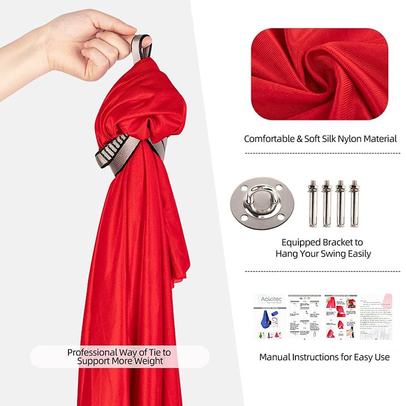 Beltéri szenzoros edzés hintázó gyerekeknek — nejlon felületű függőágy, konzol nélkül, max terhelés 200 kg