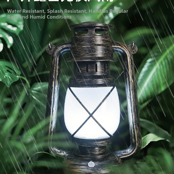 Lumină de camping cu baterie reîncărcabilă încorporată 18650, lampă incandescentă, lanternă portabilă pentru cort în aer liber