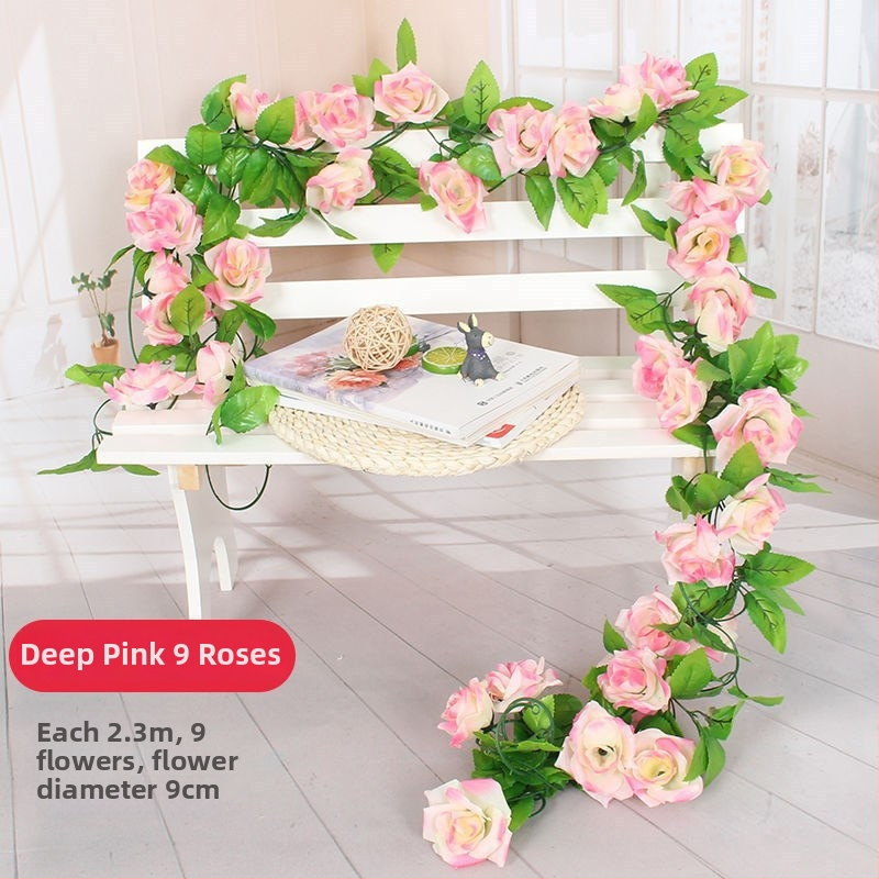 Dekoratív kryt potrubia pre klimatizáciu a vodovodné rúry s umelou rastlinou