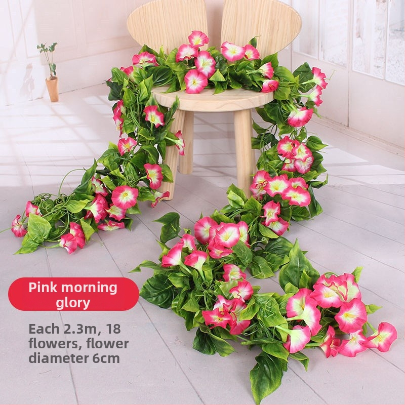 Dekoratív kryt potrubia pre klimatizáciu a vodovodné rúry s umelou rastlinou