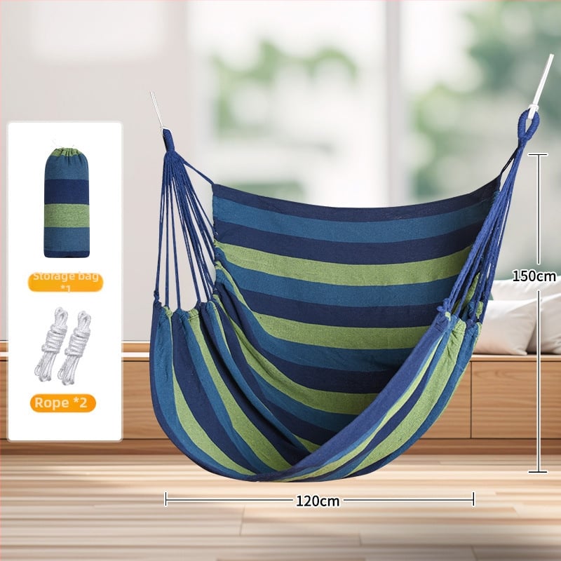 Vászon felületű függőágy, rögzítés nélkül, teherbírás 150 kg, súly 2 kg, testre szabható.