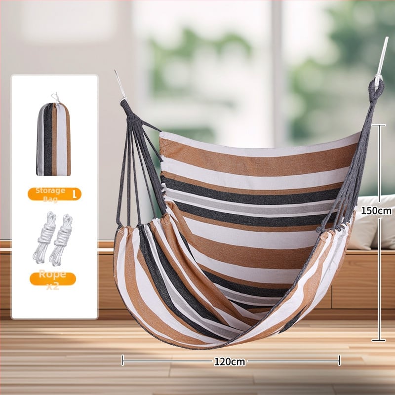 Vászon felületű függőágy, rögzítés nélkül, teherbírás 150 kg, súly 2 kg, testre szabható.