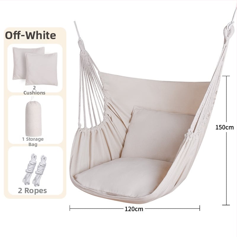 Vászon felületű függőágy, rögzítés nélkül, teherbírás 150 kg, súly 2 kg, testre szabható.