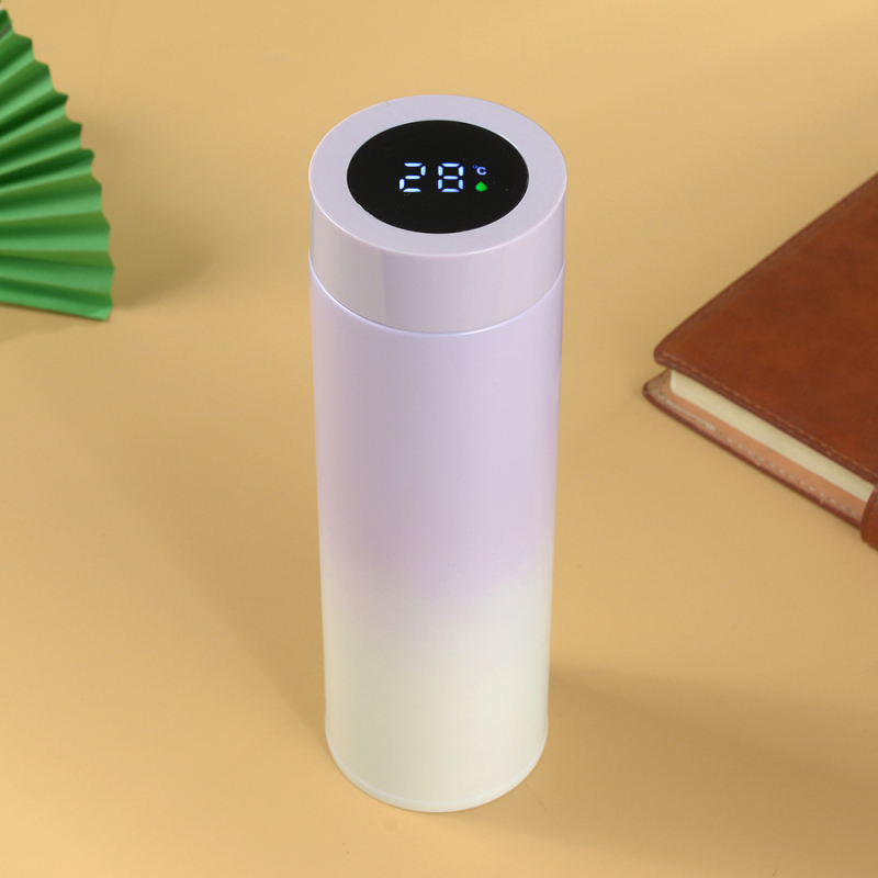 Termos šalice od nehrđajućeg čelika 316, unutarnja posuda 316, vanjski omotač 201, vakuumska izolacija 6-12 sati, čajni separator, prikaz temperature