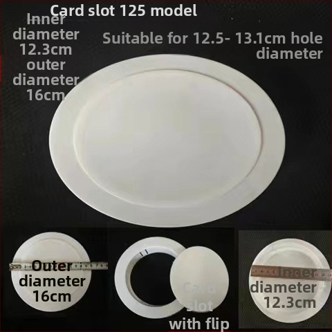 PVC poklop cijevi za zatvaranje otvora klima uređaja, dekorativni poklopac, model 40-150