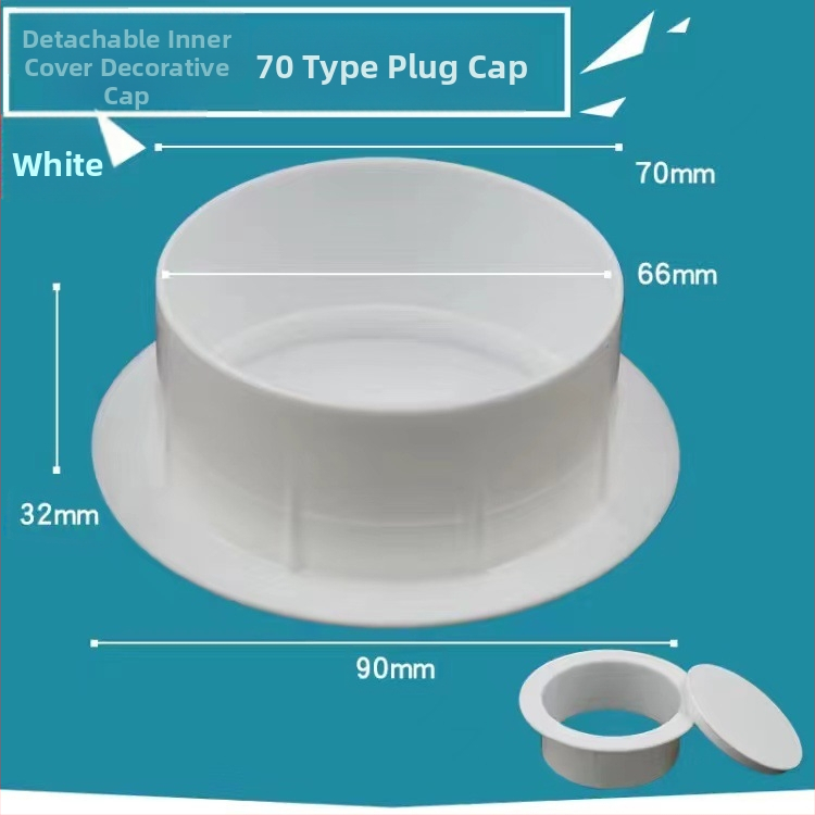 PVC poklop cijevi za zatvaranje otvora klima uređaja, dekorativni poklopac, model 40-150