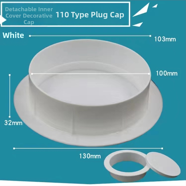 PVC poklop cijevi za zatvaranje otvora klima uređaja, dekorativni poklopac, model 40-150