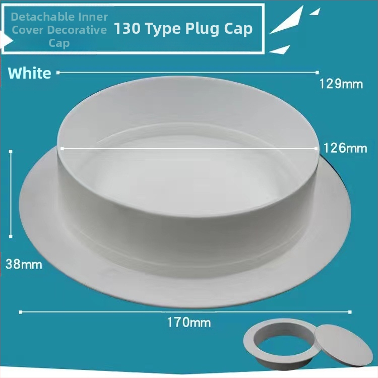 PVC poklop cijevi za zatvaranje otvora klima uređaja, dekorativni poklopac, model 40-150