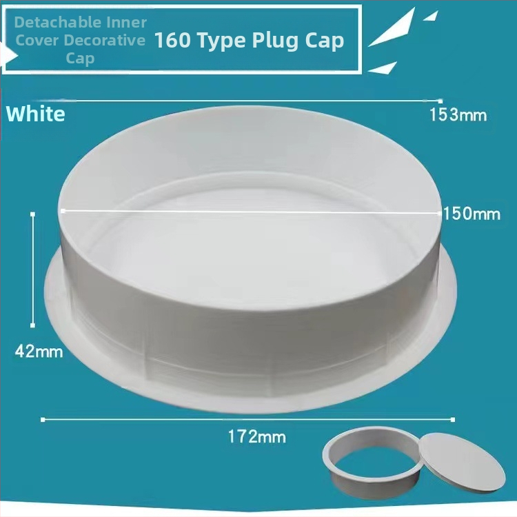 PVC poklop cijevi za zatvaranje otvora klima uređaja, dekorativni poklopac, model 40-150