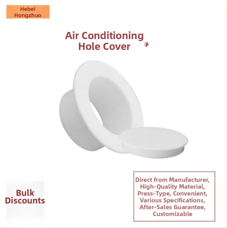 PVC poklop cijevi za zatvaranje otvora klima uređaja, dekorativni poklopac, model 40-150