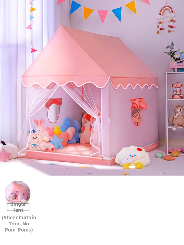 Detský vnútorný stan - pyramídový štýl, jednovrstvá konštrukcia, vyžaduje zloženie, vonkajší stan s vodotesnosťou 1000-1500 mm