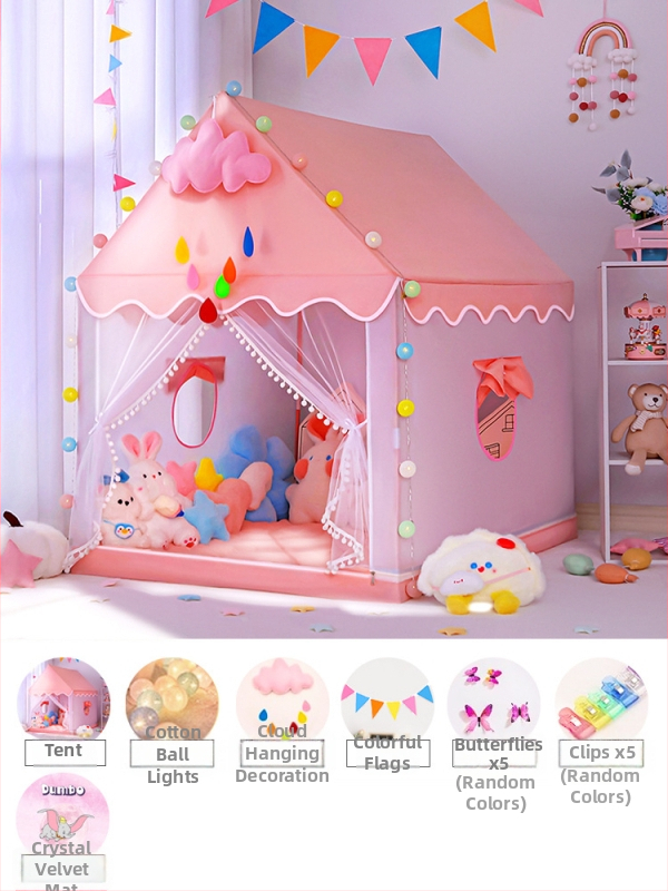 Detský vnútorný stan - pyramídový štýl, jednovrstvá konštrukcia, vyžaduje zloženie, vonkajší stan s vodotesnosťou 1000-1500 mm