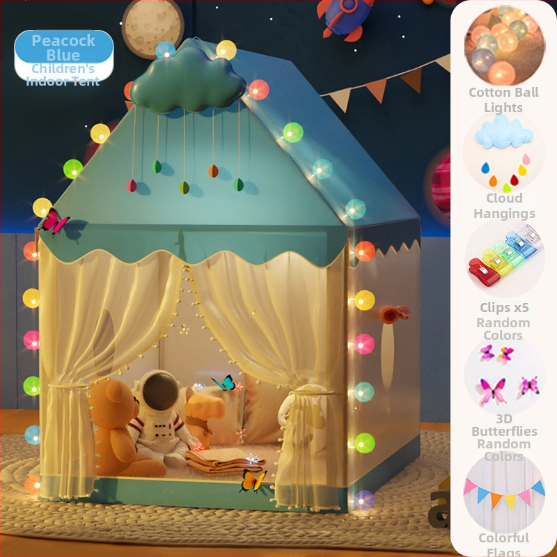 Detský vnútorný stan - pyramídový štýl, jednovrstvá konštrukcia, vyžaduje zloženie, vonkajší stan s vodotesnosťou 1000-1500 mm