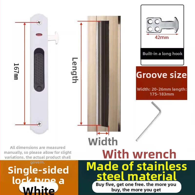 Crescent zámka, model Mc g suo, materiál Regular Fit, značka Strength, štýl moderný minimalistický