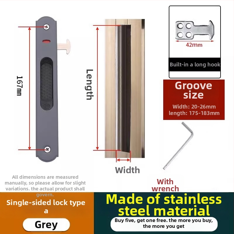 Crescent zámka, model Mc g suo, materiál Regular Fit, značka Strength, štýl moderný minimalistický