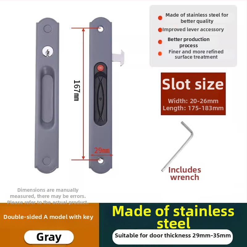 Crescent zámka, model Mc g suo, materiál Regular Fit, značka Strength, štýl moderný minimalistický