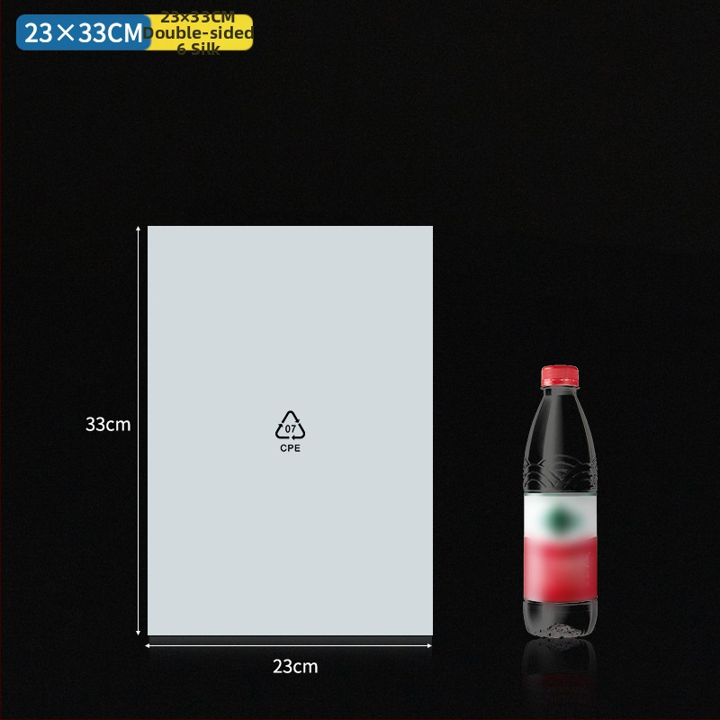 Önzáró, síknyílású tasak mobiltelefon-kiegészítők csomagolásához — vastagított, környezetbarát anyag, átlátszó felület.