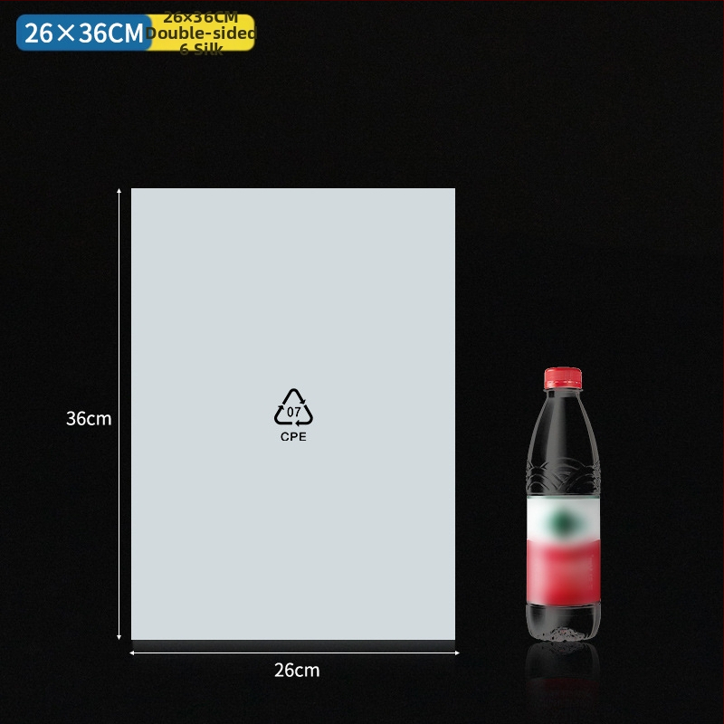 Önzáró, síknyílású tasak mobiltelefon-kiegészítők csomagolásához — vastagított, környezetbarát anyag, átlátszó felület.