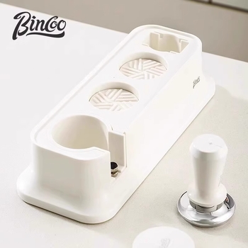 Σετ βάσης καφέ για πορταφίλτρς 51/58 mm — ελαστική παγκόσμια βάση με εξάρτημα συμπίεσης, πλαστική κατασκευή