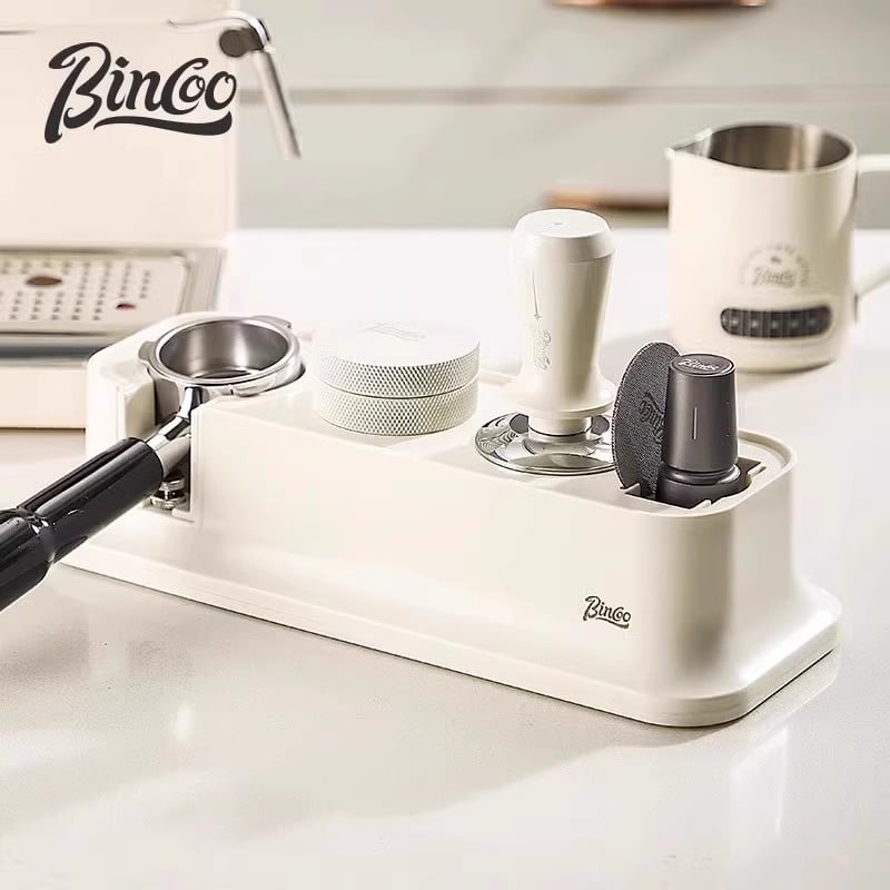 Σετ βάσης καφέ για πορταφίλτρς 51/58 mm — ελαστική παγκόσμια βάση με εξάρτημα συμπίεσης, πλαστική κατασκευή