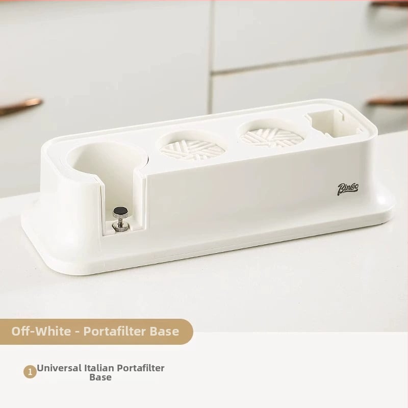 Σετ βάσης καφέ για πορταφίλτρς 51/58 mm — ελαστική παγκόσμια βάση με εξάρτημα συμπίεσης, πλαστική κατασκευή