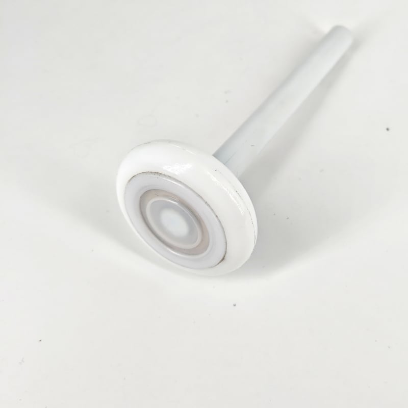 Garázsajtó görgő műanyag bevonatú rúddal és porvédő kupakkal | Anyag: nylon + galvanizált vas | Márka: Kuntai