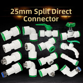 Inline PPR/PE vysokorýchlostné fitingy s rýchlo pripojovacími spojkami, globový ventil a guľový ventil, model 003, hrúbka steny 3 mm, vynikajúca kvalita