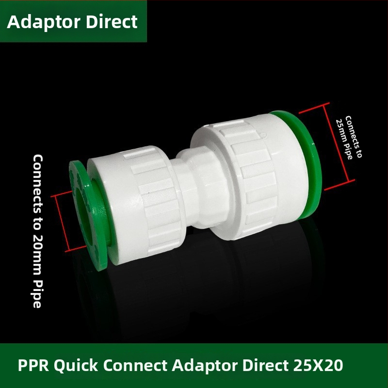 Inline PPR/PE vysokorýchlostné fitingy s rýchlo pripojovacími spojkami, globový ventil a guľový ventil, model 003, hrúbka steny 3 mm, vynikajúca kvalita