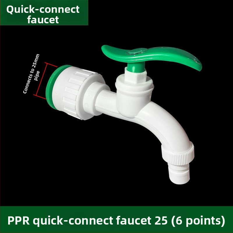 Inline PPR/PE vysokorýchlostné fitingy s rýchlo pripojovacími spojkami, globový ventil a guľový ventil, model 003, hrúbka steny 3 mm, vynikajúca kvalita