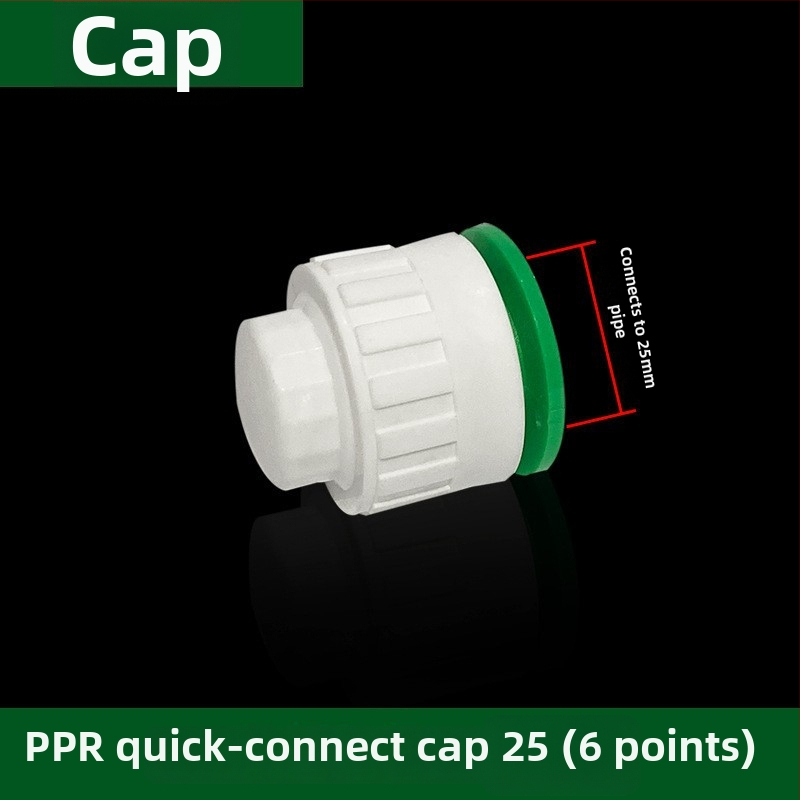 Inline PPR/PE vysokorýchlostné fitingy s rýchlo pripojovacími spojkami, globový ventil a guľový ventil, model 003, hrúbka steny 3 mm, vynikajúca kvalita