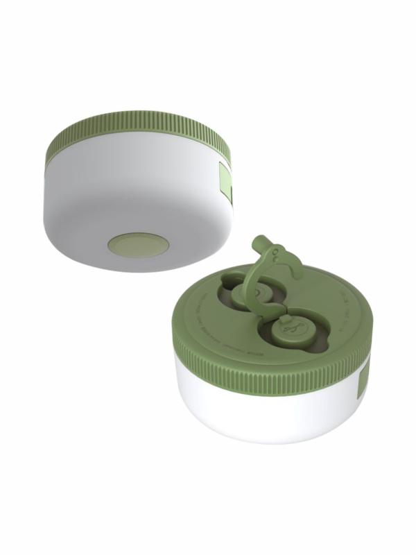 Jiadi Lampă LED pentru camping, impermeabilă, reîncărcabilă la 5V, 90×50 mm, întrerupător cu cheie