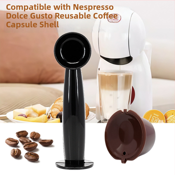Kompatibilno s Nestlé Dolce Gusto aparatima za kavu, nadopunjive i višekratno upotrebljive omotnice kapsula