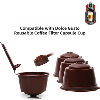 Kompatibilno s Nestlé Dolce Gusto aparatima za kavu, nadopunjive i višekratno upotrebljive omotnice kapsula
