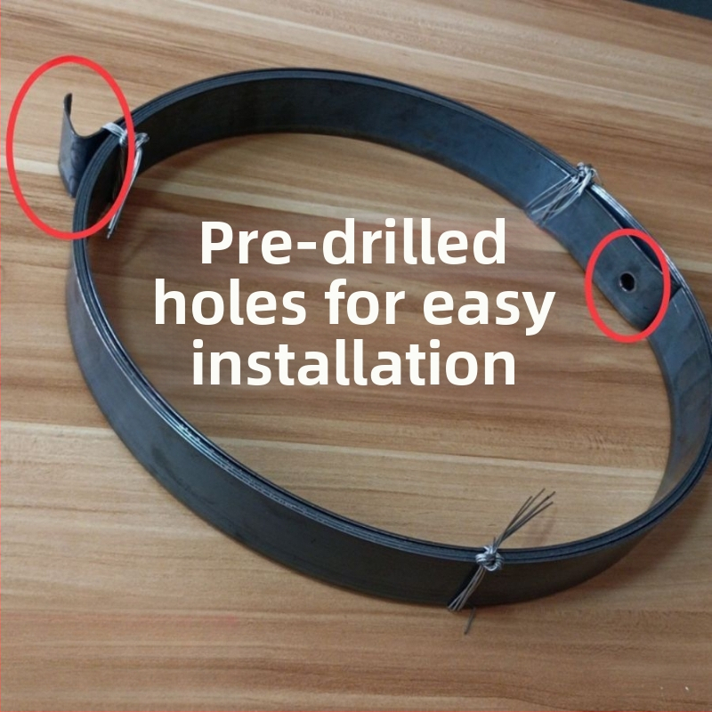 Pružina na roletové dvere, univerzálny typ, pružná páska, dlhý železný plech pre ručne posúvateľné dvere