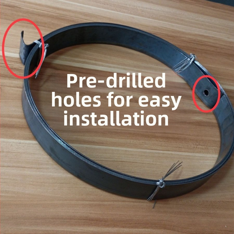 Pružina na roletové dvere, univerzálny typ, pružná páska, dlhý železný plech pre ručne posúvateľné dvere