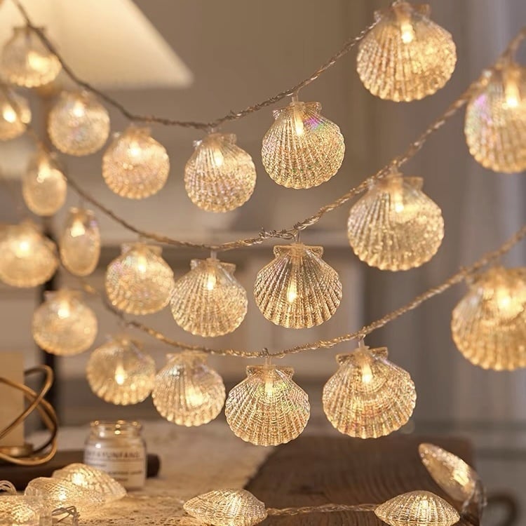 Șir de lumini LED decorative cu forme stelute, curcubeu și nor — 3.8W, alimentare DC, pentru interior și exterior, control prin buton sau telecomandă