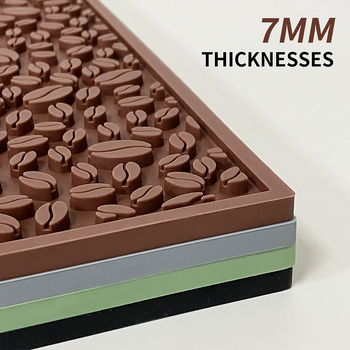 Μάτ σιλικόνης για μηχανή καφέ – αντιολισθητικό, ανθεκτικό σε υψηλές θερμοκρασίες, δίσκος σταγόνων, επιφάνεια πάγκου