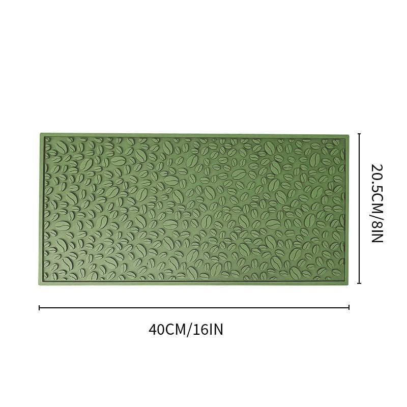 Μάτ σιλικόνης για μηχανή καφέ – αντιολισθητικό, ανθεκτικό σε υψηλές θερμοκρασίες, δίσκος σταγόνων, επιφάνεια πάγκου