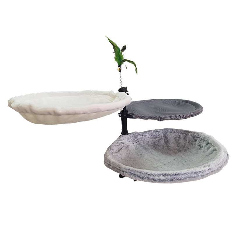 Le Xuan Cat Hammock – Ρυθμιζόμενος σχεδιασμός, ύφασμα από συνθετικό πούλι κουνελιού, κρεβάτι-φωλιά για γάτες