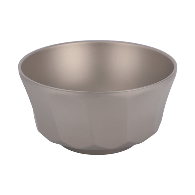 Титаниева осмоъгълна купа за къмпинг, преносима и ултралека, двойнослойна топлоизолация, тегло 98 г