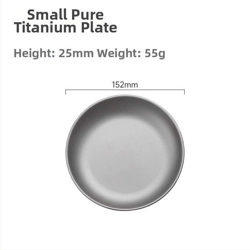 Титаниева осмоъгълна купа за къмпинг, преносима и ултралека, двойнослойна топлоизолация, тегло 98 г