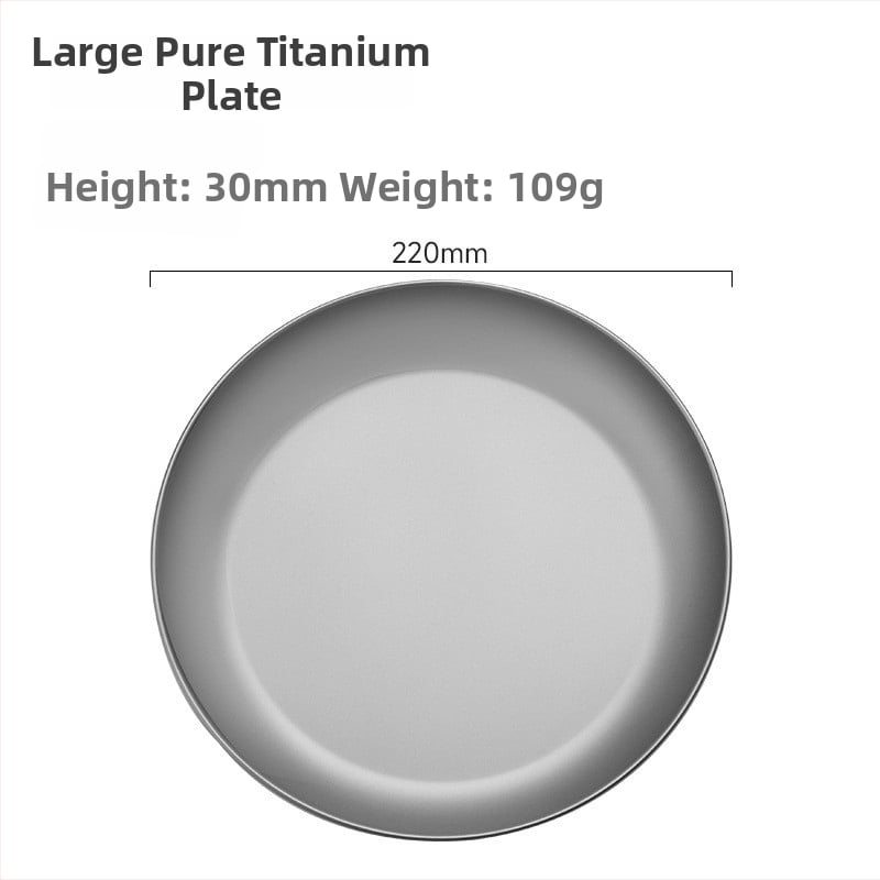Титаниева осмоъгълна купа за къмпинг, преносима и ултралека, двойнослойна топлоизолация, тегло 98 г